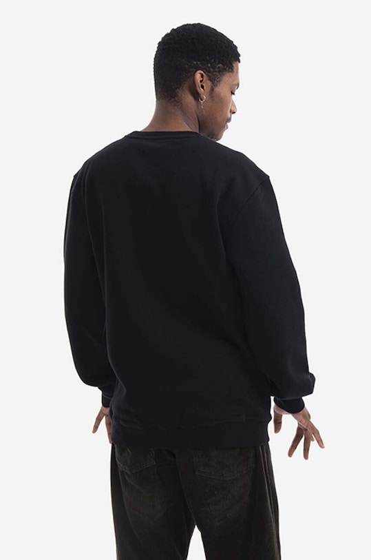 Ρούχα Βαμβακερή μπλούζα Maharishi Chanile W x Warhol 9645.BLACK μαύρο