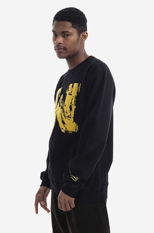 Βαμβακερή μπλούζα Maharishi Chanile W x Warhol 9645.BLACK