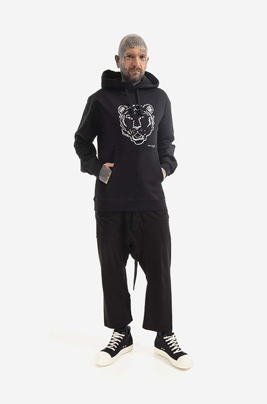 Maharishi cotton sweatshirt Tiger x Warhol 9707.BLACK black AA00