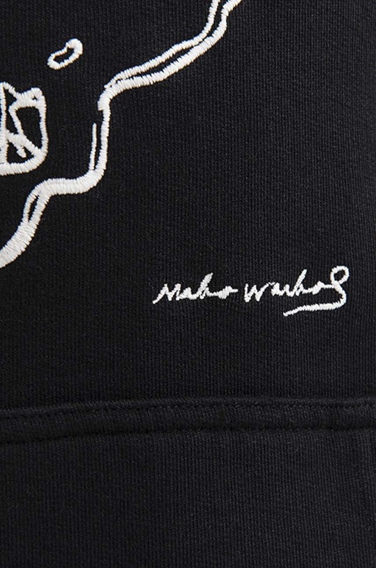 Maharishi cotton sweatshirt Tiger x Warhol 9707.BLACK