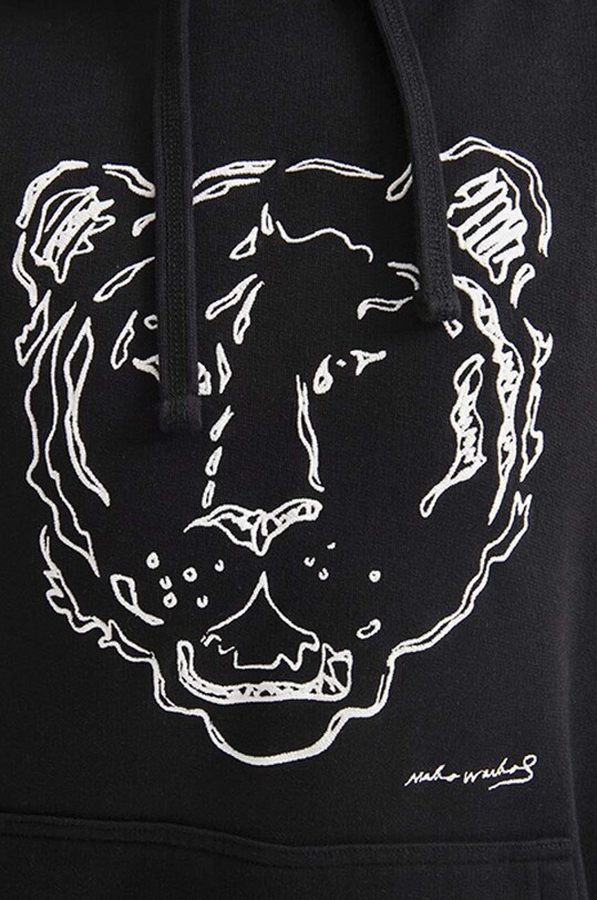 Maharishi bluza bawełniana Tiger x Warhol 9707.BLACK