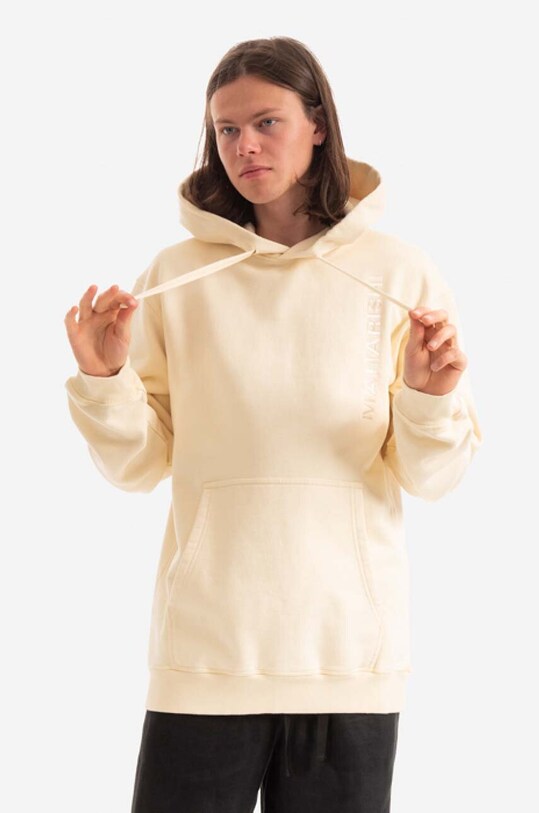 Maharishi bluza bawełniana Miltype 9756.ECRU beżowy