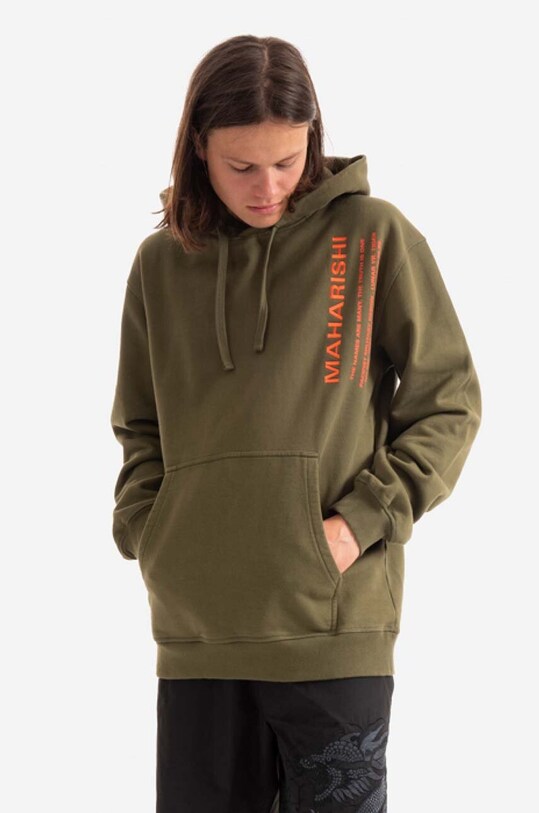 Maharishi hanorac de bumbac Miltype 9756.OLIVE verde