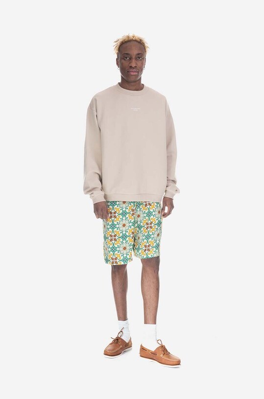 Drôle de Monsieur hanorac de bumbac Le Sweatshirt MASTIC SW101.MASTIC bej AA00