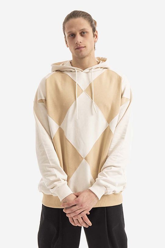 Pamučna dukserica Drôle de Monsieur Le Hoodie Argyle