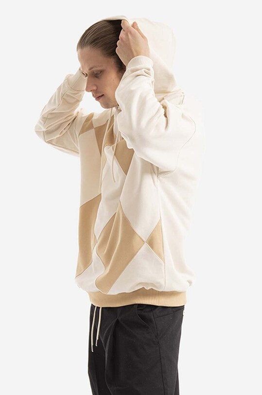 Хлопковая кофта Drôle de Monsieur HO103.BEIGE бежевый
