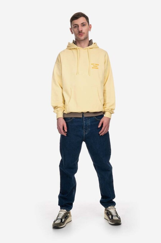 Drôle de Monsieur bluza bawełniana HO101.YELLOW żółty AA00