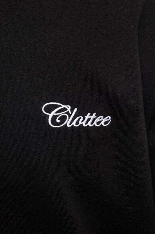 Pamučna dukserica CLOTTEE Jade Donut Hoodie crna CTHD3001.BLACK