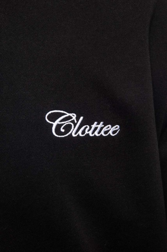 CLOTTEE hanorac de bumbac Jade Donut Hoodie negru CTHD3001.BLACK