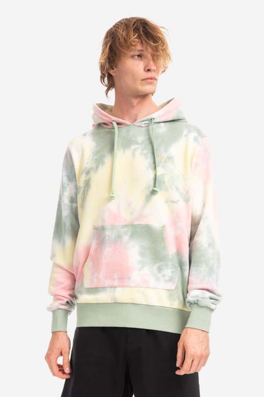 Pamučna dukserica CLOTTEE krivi zelena CTHD3002.MULTI