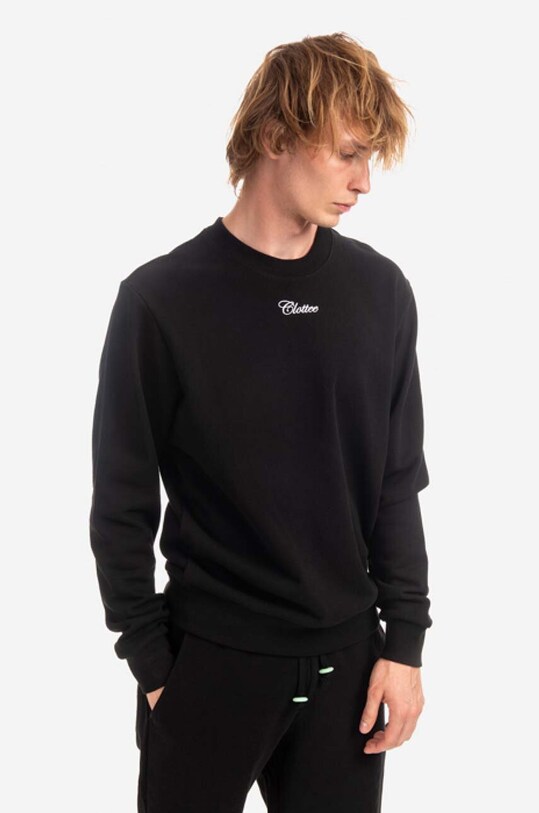 CLOTTEE felpa in cotone CTSS3003.BLACK nero