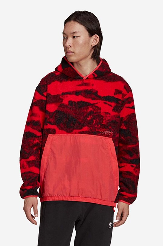 adidas sweatshirt Planet friendly red H09087
