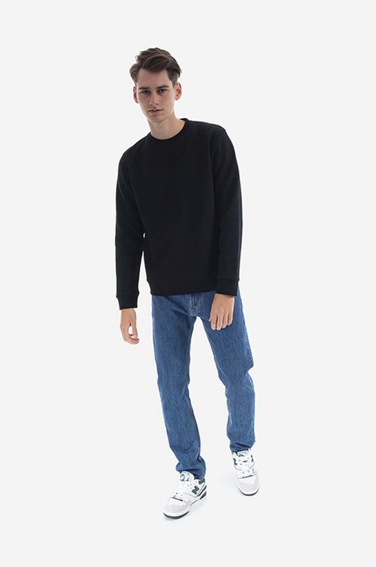Norse Projects bluza bawełniana Vagn Classic Crew N20.1275.9999 czarny AA00