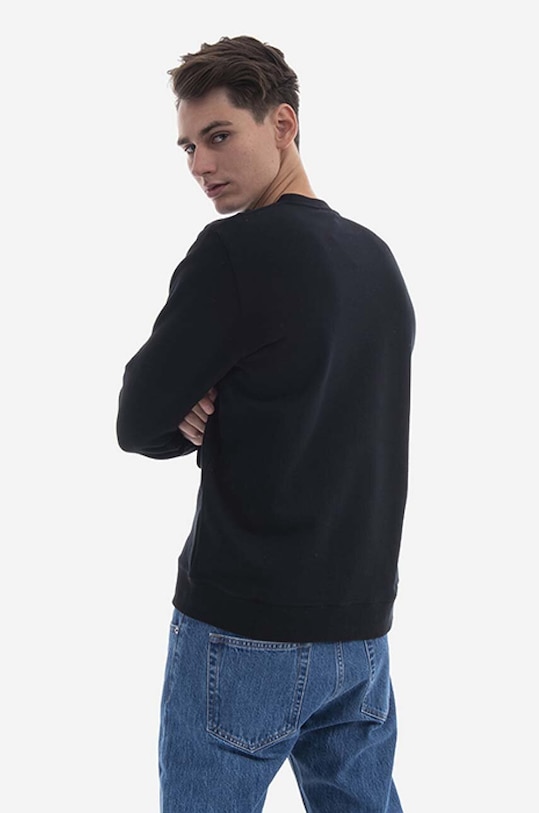 Odzież Norse Projects bluza bawełniana Vagn Classic Crew N20.1275.9999 czarny