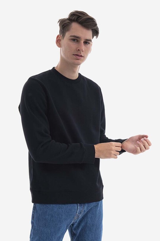 Norse Projects hanorac de bumbac Vagn Classic Crew N20.1275.9999 negru
