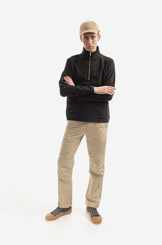 Norse Projects sweatshirt Frederik Fleece Half Zip N20.1286.9999 black AA00