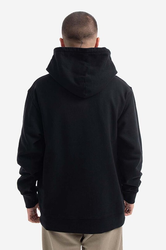 Îmbrăcăminte Norse Projects hanorac de bumbac Fraser Tab Series Hoodie N20.1282.9999 negru