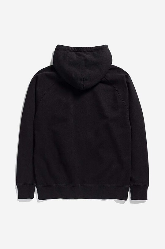 Pamučna dukserica Norse Projects Kristian Tab Series Hood N20.1294.9999 crna AA00