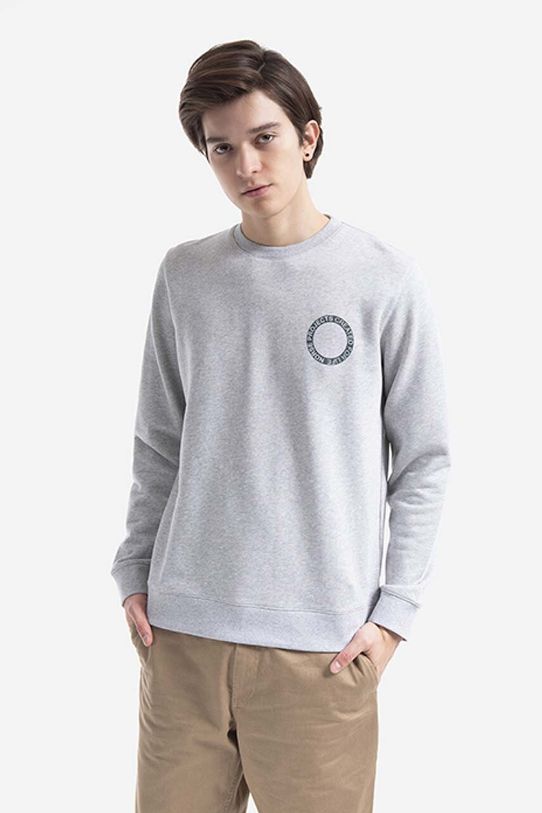 Norse Projects cotton sweatshirt Vagn BMC cotton gray N20.1284.1026