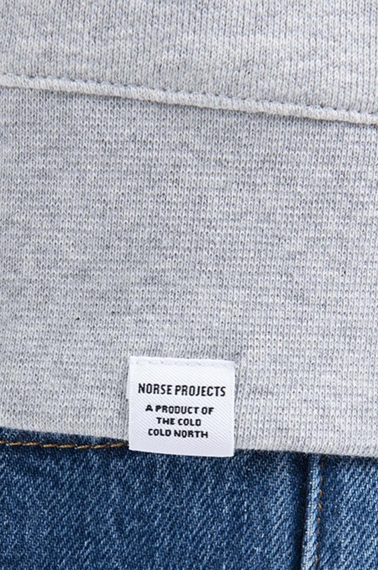 Norse Projects cotton sweatshirt Vagn Classic gray N20.1276.1026
