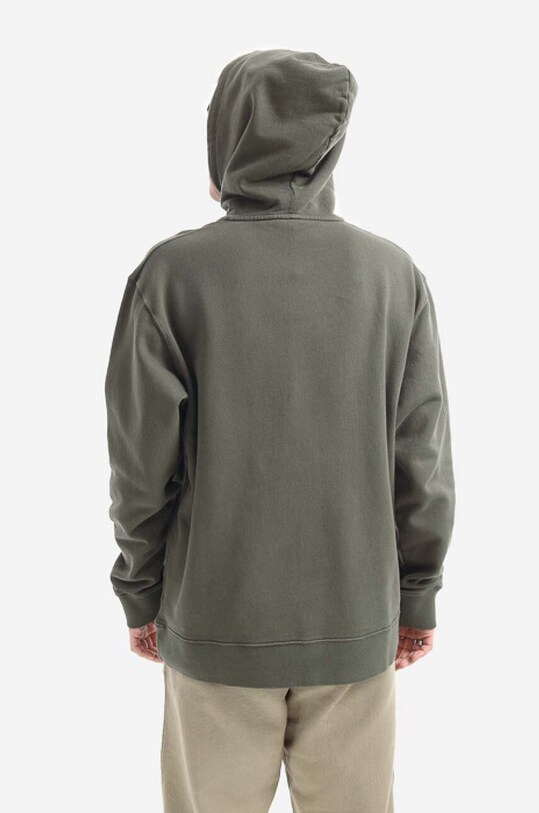 Îmbrăcăminte Norse Projects hanorac de bumbac Fraser Tab Series N20.1282.8098 verde