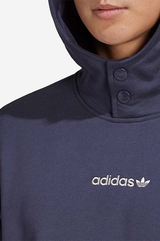 adidas Originals cotton sweatshirt navy HN0380