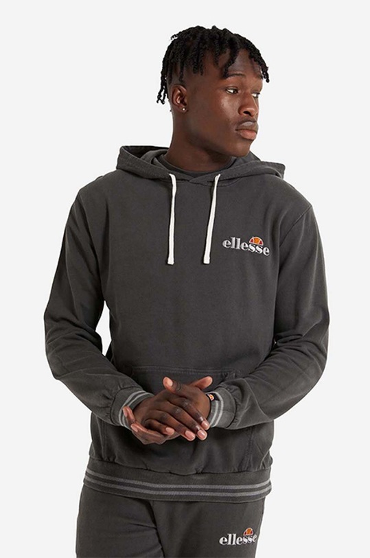 Βαμβακερή μπλούζα Ellesse βαμβάκι γκρί SHL13265