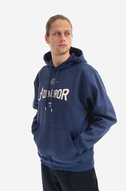 Ader Error sweatshirt applique navy BLAFWHD07NV