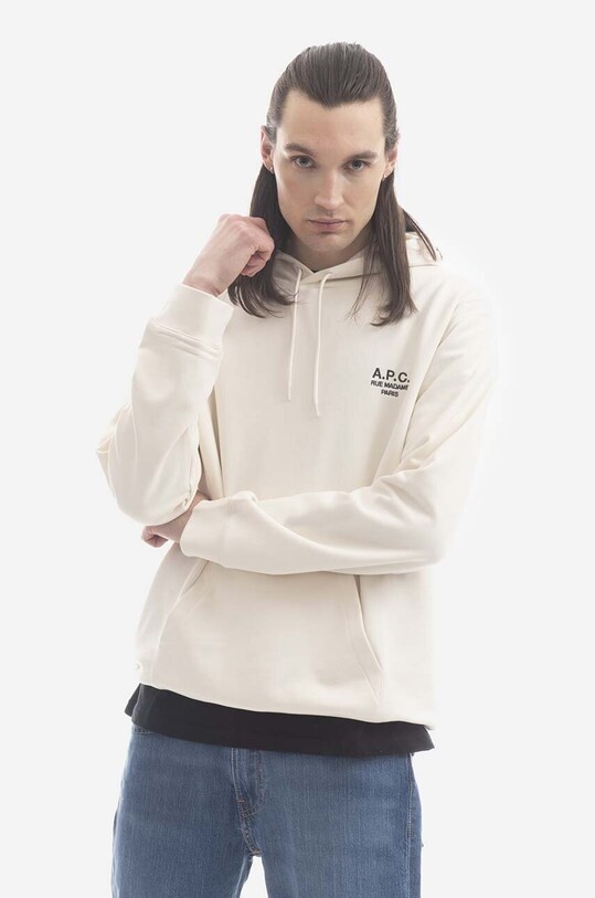 Бавовняна кофта A.P.C. Marvin бавовна бежевий COEZD.H27733