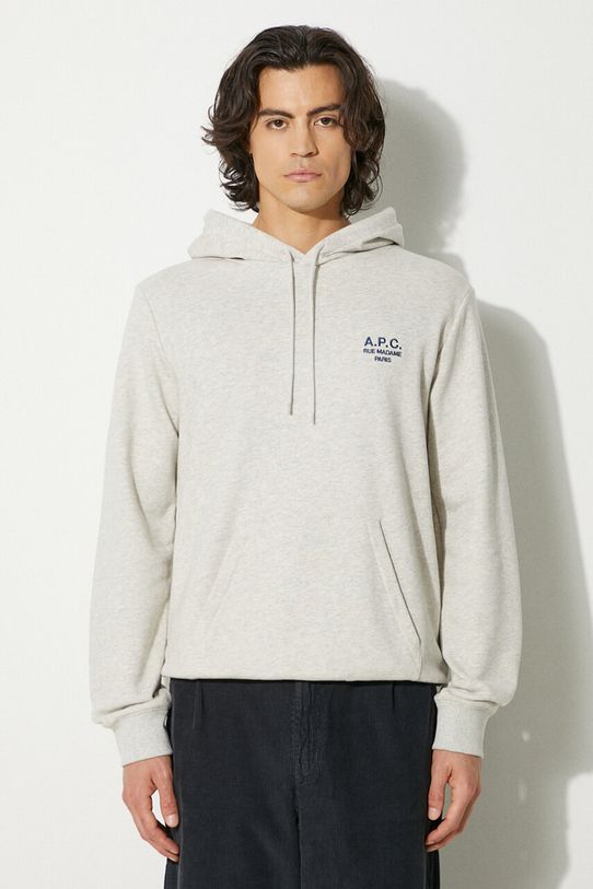 A.P.C. bluza bawełniana Marvin bawełna szary COEZD.H27733