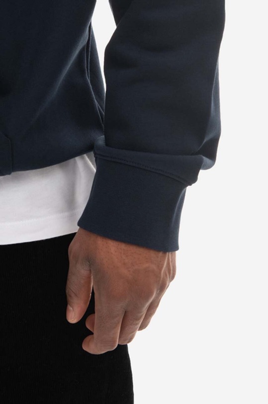 A.P.C. cotton sweatshirt Hoodie Marvin COEZD-H27733 BLACK COEZD.H27733 navy