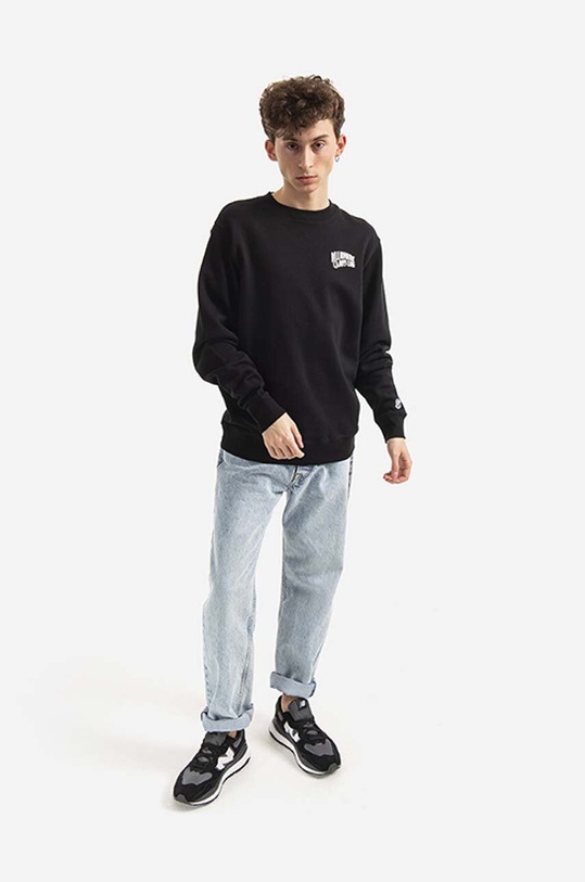 Βαμβακερή μπλούζα Billionaire Boys Club BC004 μαύρο AA00