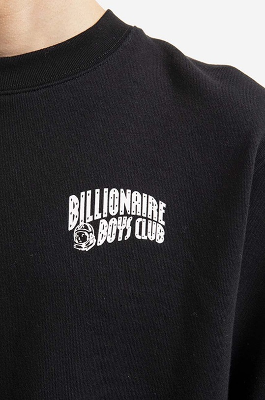 Βαμβακερή μπλούζα Billionaire Boys Club μαύρο BC004