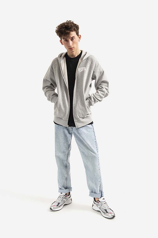 Bavlněná mikina Billionaire Boys Club BC006 šedá AA00