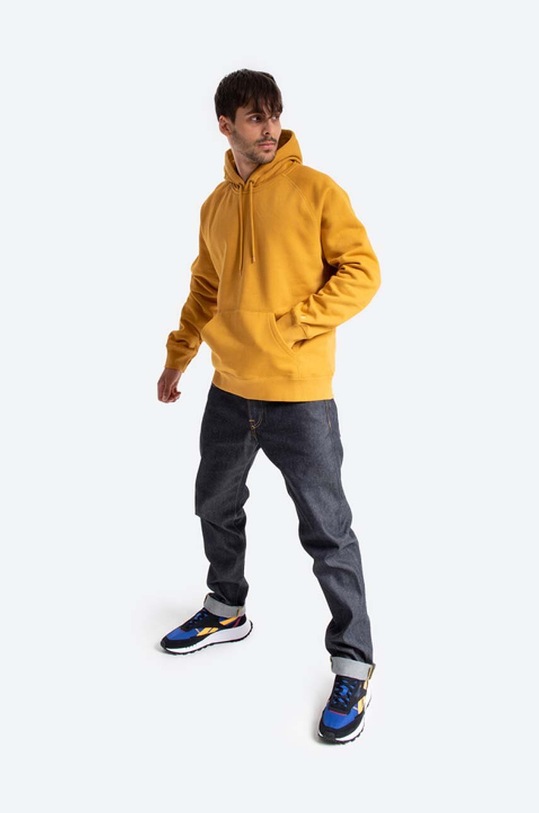 Carhartt WIP sweatshirt I026384.HELIOS.GOL yellow AA00