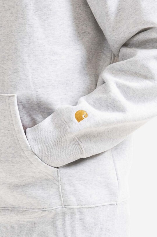Carhartt WIP sweatshirt Chase I027038.ASH.HEATHE gray