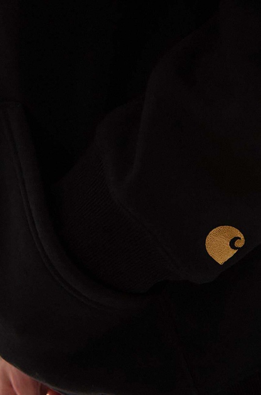 Dukserica Carhartt WIP Chase crna I027038.BLACK.GOLD