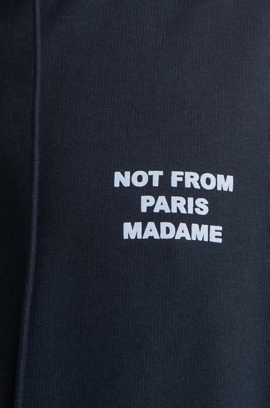 Drôle de Monsieur cotton sweatshirt navy HO101.NAVY