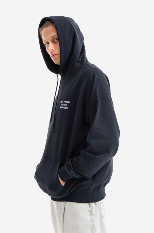 Drôle de Monsieur cotton sweatshirt HO101.NAVY