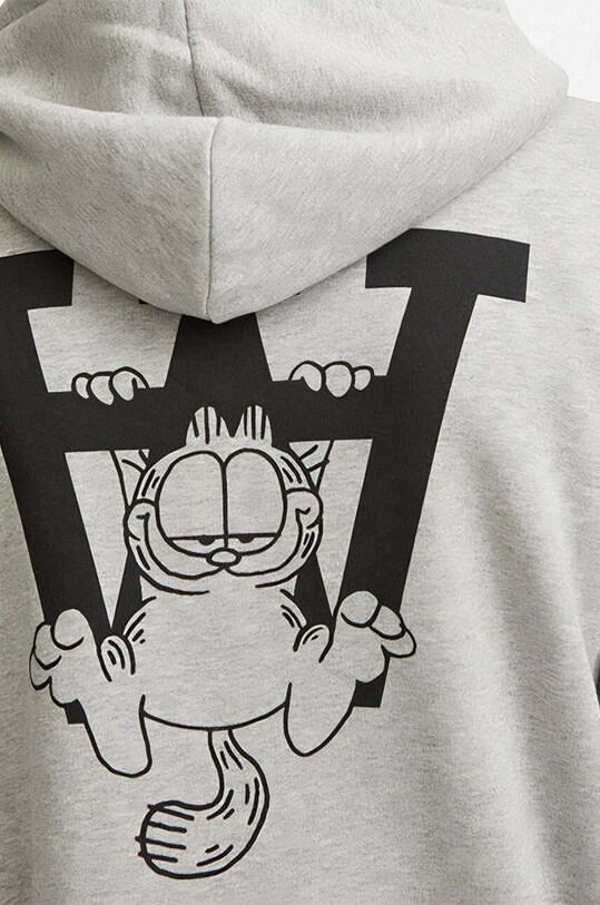 Wood Wood hanorac de bumbac X Garfield gri 30045601.2424