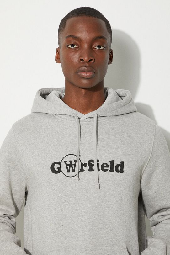 Wood Wood bluza bawełniana X Garfield 30045601.2424 szary
