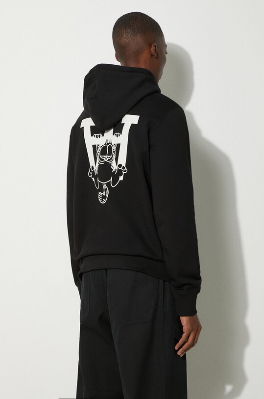 Wood Wood cotton sweatshirt X Garfield black 30045601.2424