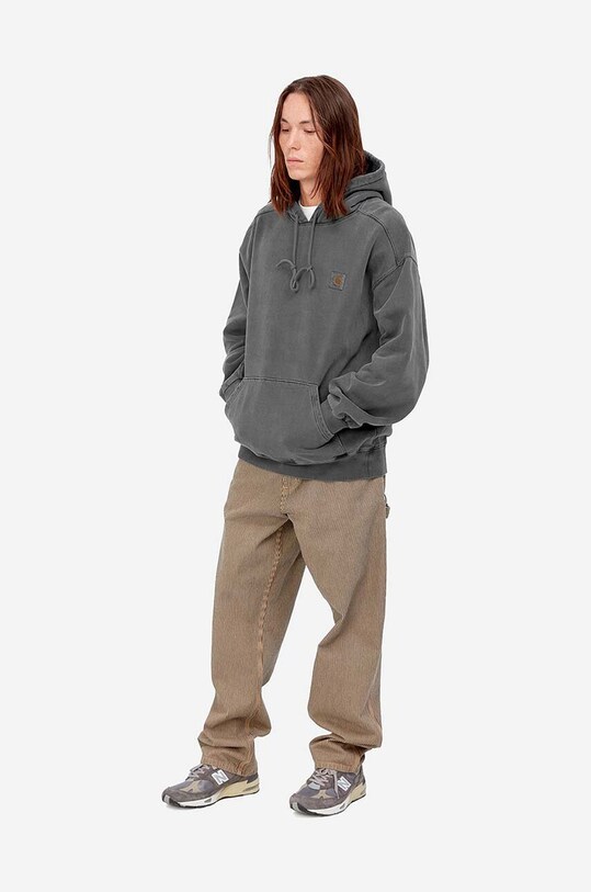 Carhartt WIP felpa in cotone I029523.VULCAN grigio AW23