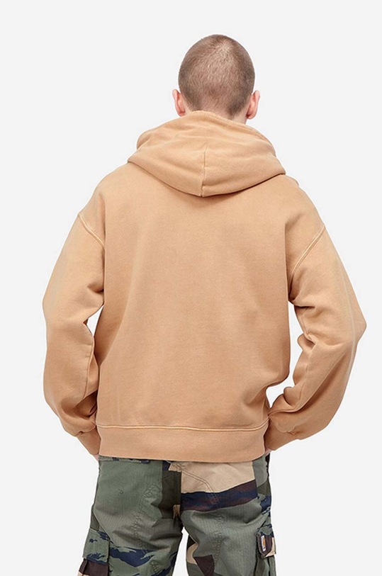 Carhartt WIP cotton sweatshirt Nelson S I029963.DUSTY.H.BR brown AA00