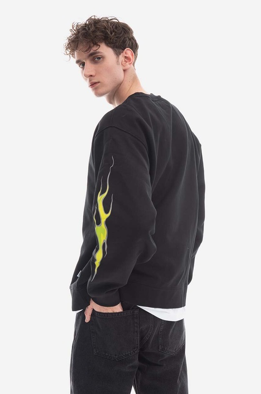Clothing Vans cotton sweatshirt Alva VN00061GBLK black