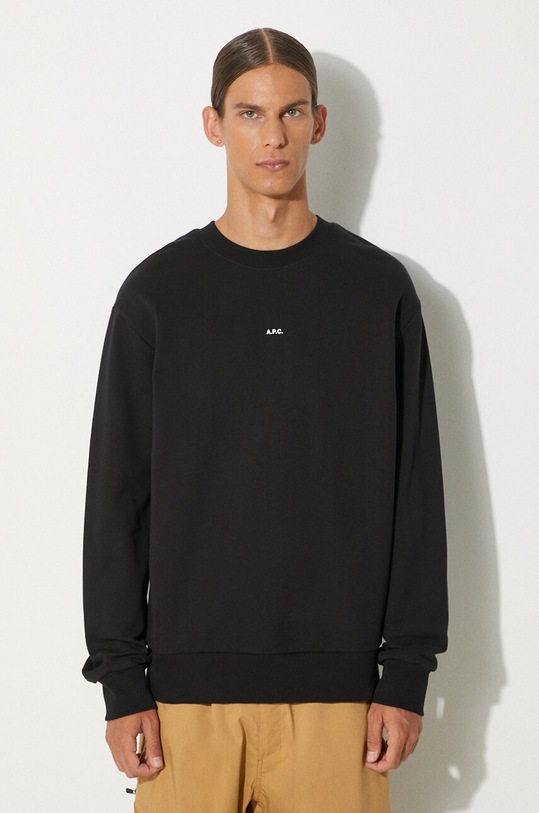 A.P.C. cotton sweatshirt Sweat Steve without black COEIP.H27621