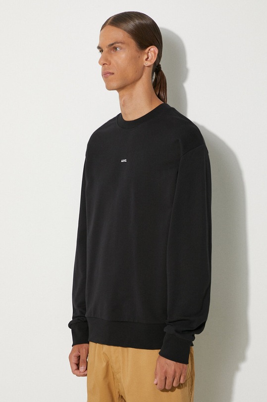 A.P.C. cotton sweatshirt Sweat Steve black COEIP.H27621