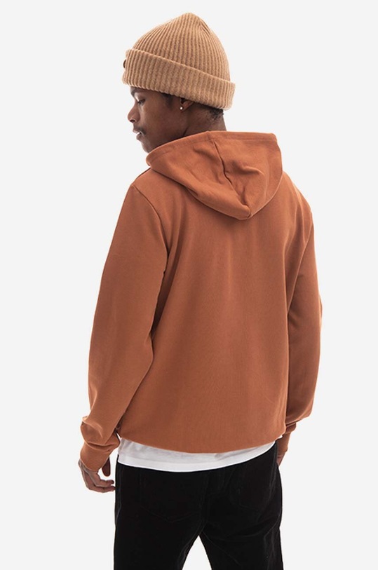 Oblečenie Bavlnená mikina A.P.C. Hoodie Item COFBQ-H27672 TERRACOTA COFBQ.H27672 oranžová