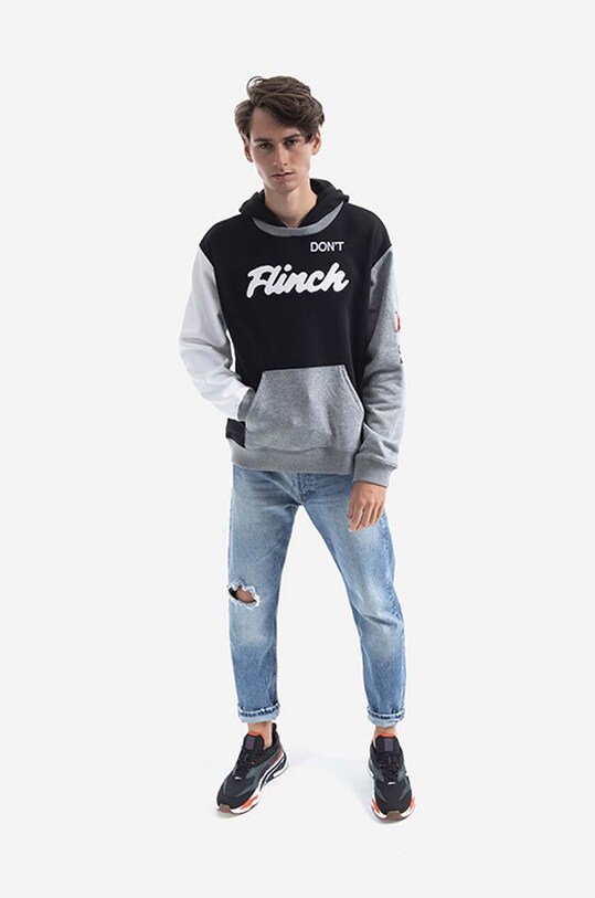 Puma sweatshirt Combine Hoodie 532102.03 black AA00