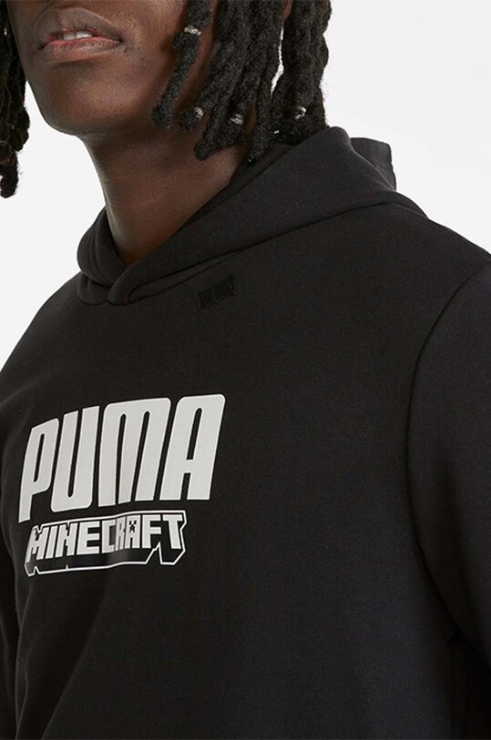 Хлопковая кофта Puma x Minecraft 534376.01 чёрный